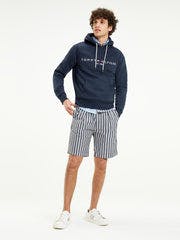 Core Tommy Logo Hoody - Sky Captain